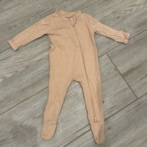 Kyte Baby Zippered Footie - Porcelain
